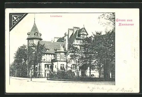 AK Hannover, Motiv vom Listerturm