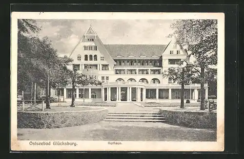 AK Glücksburg, Blick zum Kurhaus