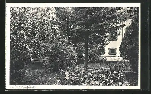 AK Neuendettelsau, Mädchenlyzeum und Höhere Mädchenschule der Diakonissenanstalt, Im Schulgarten