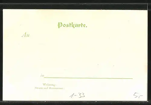 AK Porträtbild von Pietro Mascagni