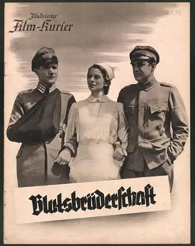 Filmprogramm IFK Nr. 3154, Blutsbrüderschaft, Hans Söhnker, Ernst v. Klipstein, Regie: Philipp Lothar Mayring