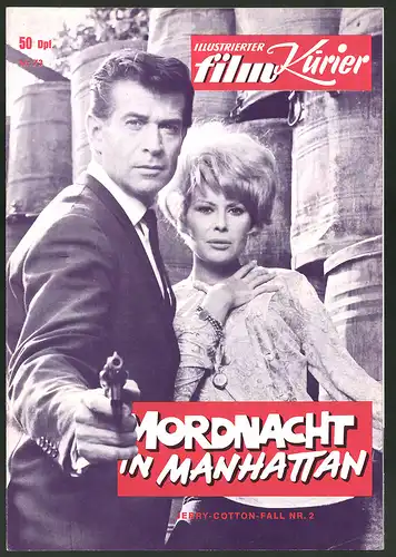 Filmprogramm IFK Nr. 73, Mordnacht in Manhatten, George Nader, Heinz Weiss, Monika Grimm, Regie: Harald Philipp