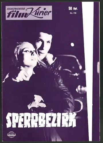 Filmprogramm IFK Nr. 118, Sperrbezirk, Harald Leipnitz, Suzanne Roquette, Guido Baumann, Regie: Will Tremper