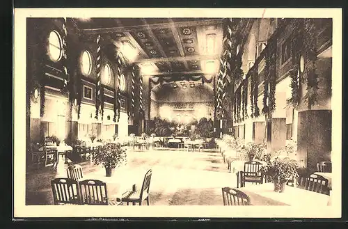 AK Wildbad, Kursaal, Blumenfest Pfingsten 1925
