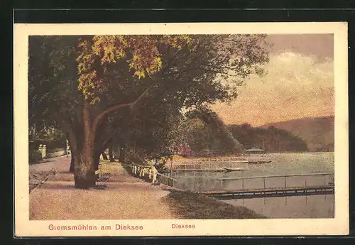 AK Gremsmühlen, Dieksee am frühen Abend