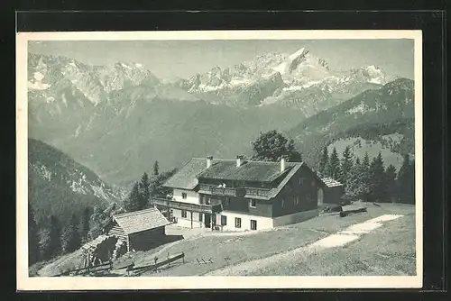 AK Partenkirchen, Gasthaus Eckbauer