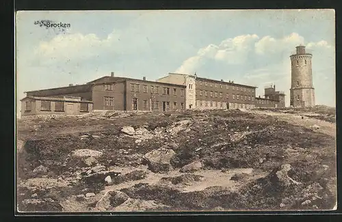 AK Brocken, Brockenhotel und Turm