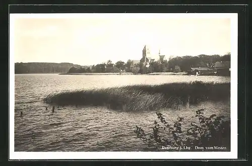 AK Ratzeburg i. Lbg., Blick auf Dom gen Westen