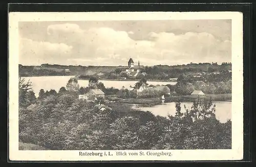 AK Ratzeburg i. Lbg., Ortspartie vom St. Georgsberg