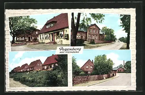 AK Poyenberg /Krs. Steinburg, Strassenansichten