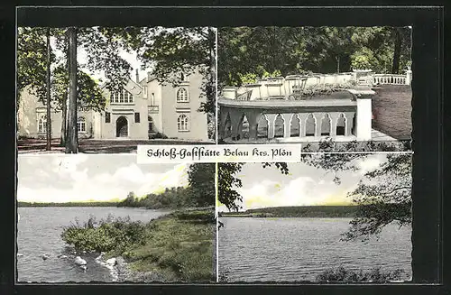 AK Belau /Krs. Plön, Schloss-Gasthaus