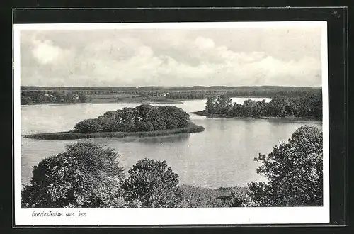 AK Bordesholm, Seeansicht aus der Vogelschau