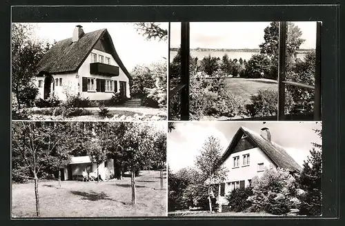 AK Pönitz /Ostholst., Parkhaus Garkau, Haus Kronos und Tannenhütte, Pönitzer See
