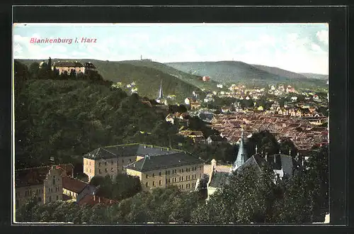 AK Blankenburg i. Harz, Teilansicht