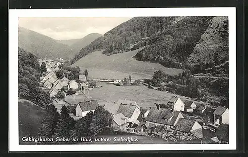 AK Sieber /Harz, Unterer Sieberblick