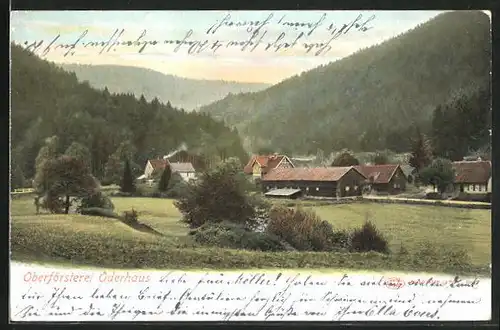 AK St. Andreasberg /Harz, Oberförsterei Oderhaus