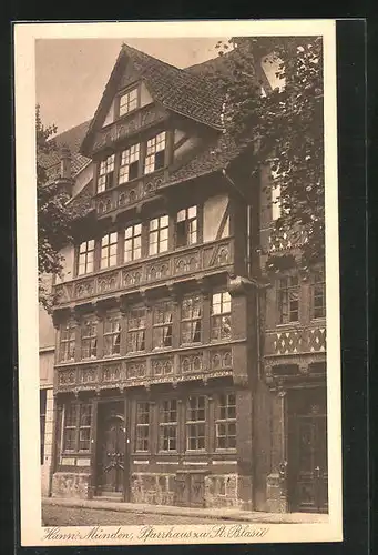 AK Hann.-Münden, Pfarrhaus zu St. Blasii