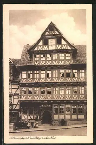 AK Allendorf a. d. Werra, Bürgersches Haus