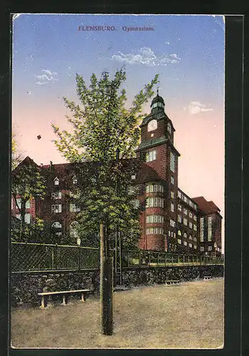 AK Flensburg, Gymnasium bei Dämmerung