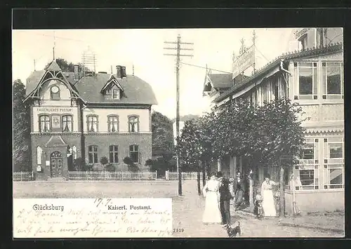 AK Glücksburg, Kaiserliches Postamt