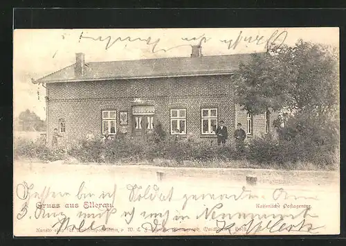 AK Ellerau, Kaiserliches Postamt
