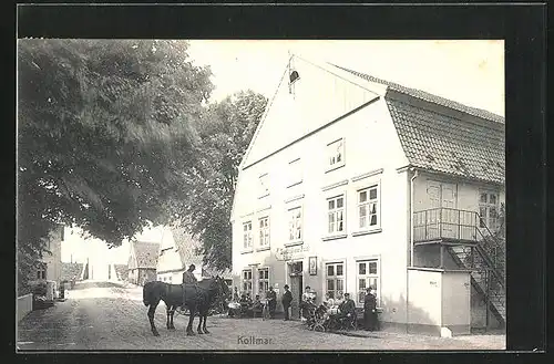 AK Kollmar, Gasthof Zur Post im Sonnenschein