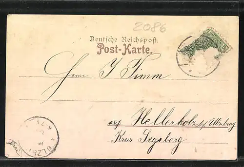 AK Ellerau, Kaiserliche Postagentur