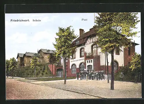 AK Friedrichsort, Schule und Post