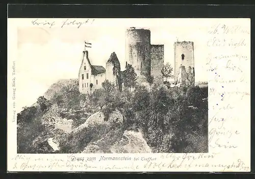 AK Treffurt, Blick zum Normannstein