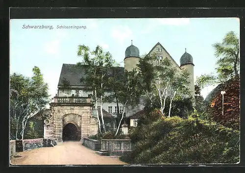 AK Schwarzburg, Schlosseingang