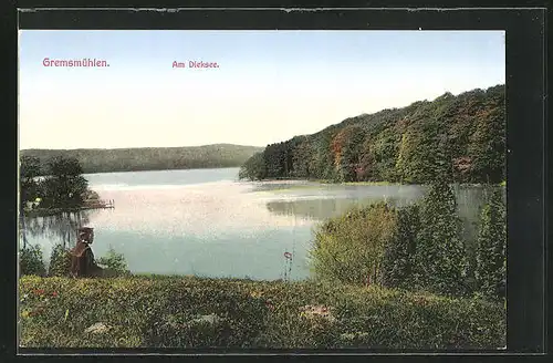 AK Gremsmühlen, Partie am Dieksee