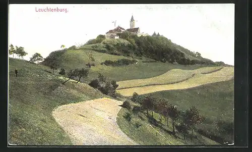 AK Seitenroda / Thür., Blick zur Leuchtenburg