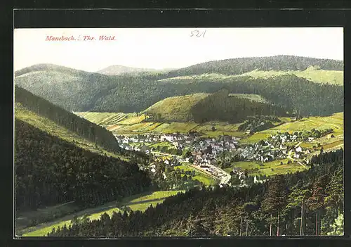 AK Manebach / Thür. Wald, Gesamtansicht