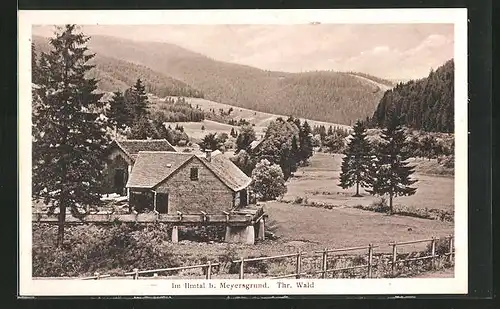 AK Meyersgrund / Thür., Blick ins Ilmtal