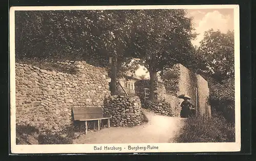 AK Bad Harzburg, Burgberg-Ruine