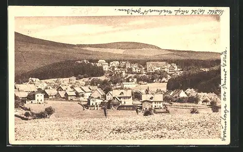 AK Braunlage / Harz, Ortsansicht aus der Vogelschau