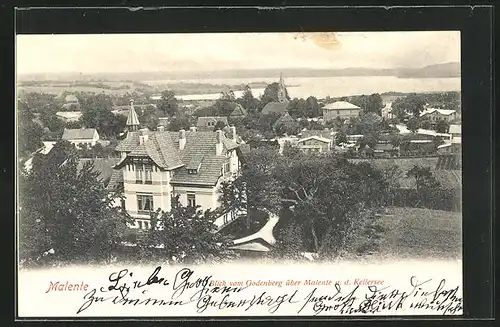 AK Malente, Blick vom Godenberg über Malente und den Kellersee