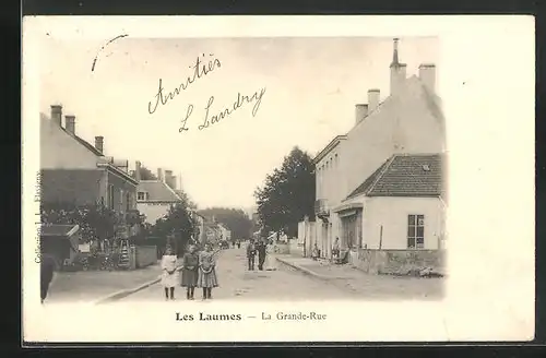 AK Les Laumes, La Grande-Rue