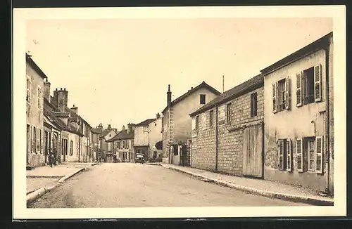 AK Saint-Jean-de-Losne, Route de Dijon