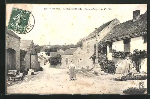 AK Alise-Sainte-Reine, Rue du Palais