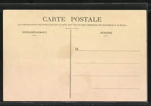 AK Sens, L`eau couvre le Quai de l`Abbatoir, L`Inondation de Janvier 1910, Hochwasser