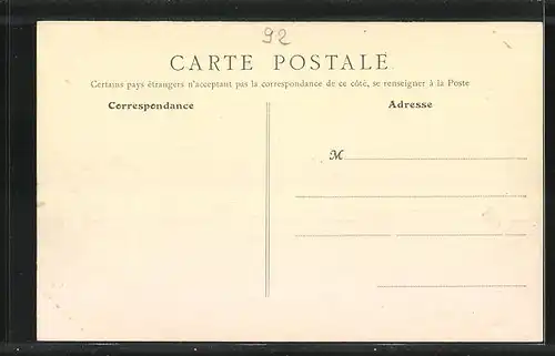 AK Levallois-Perret, La Rue Cavé, La Crue de la Seine, Janvier 1910, Hochwasser
