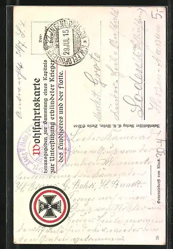 Künstler-AK Porträt Heerführer Generaloberst von Kluck