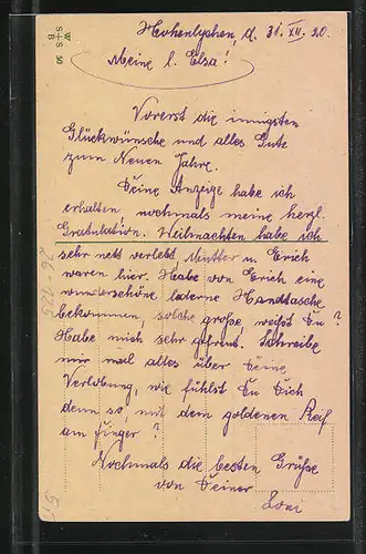 Künstler-AK Willi Scheuermann: Landstreicherin mit einer Lilienblüte