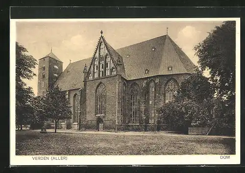 AK Verden /Aller, Blick zum Dom