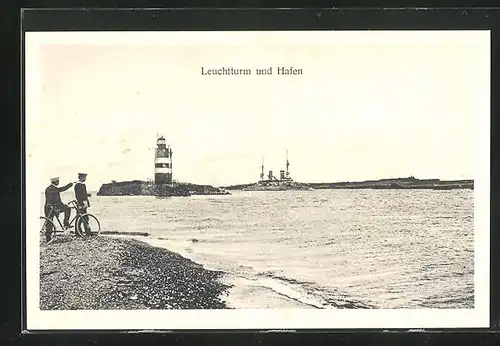 AK Friedrichsort, Leuchtturm und Hafen