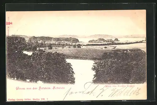 AK Bruhnskoppel, Blick vom Ort in die Landschaft