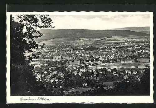 AK Hameln an der Weser, Gesamtansicht aus der Vogelschau