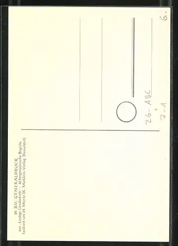 Künstler-AK sign. H. Moritz: Generaldruck, Bergbau