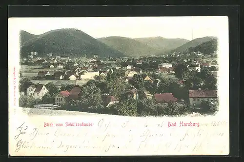 AK Bad Harzburg, Gesamtansicht, Blick vom Schützenhause